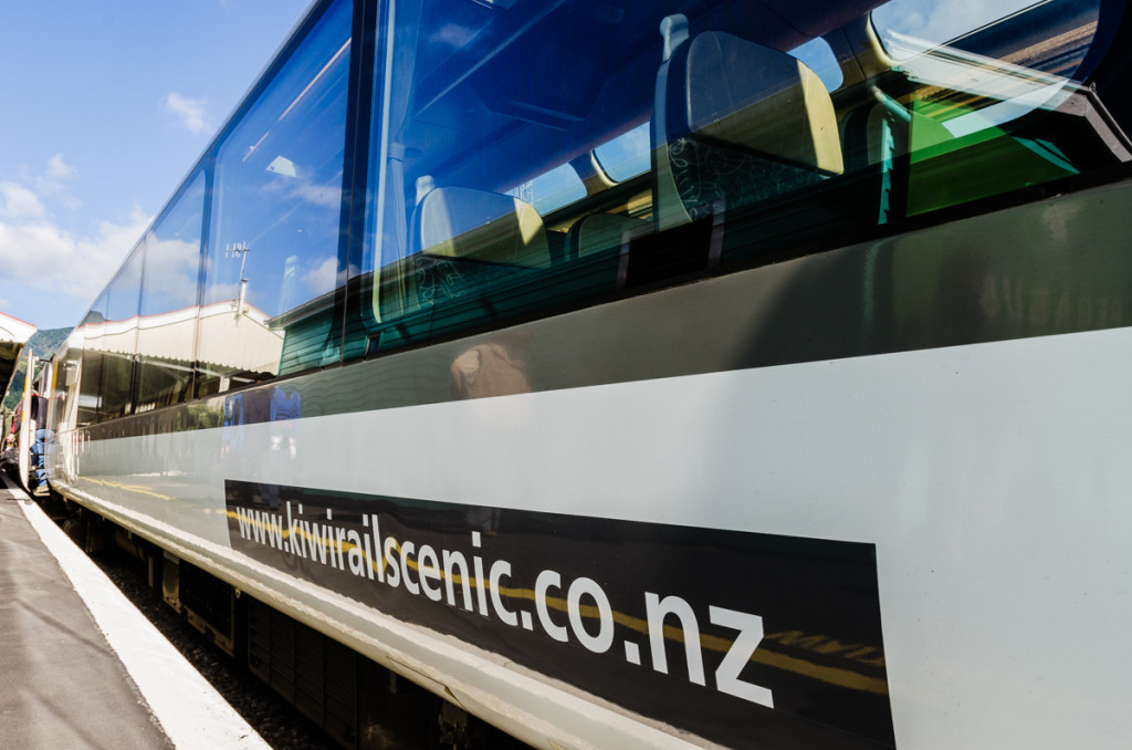 New Zealand's Coastal Pacific train