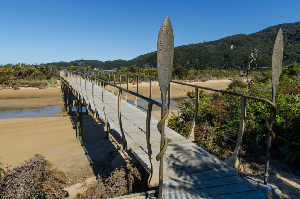 Bridge by Onetahuti Bay, Abel Tasman Coast Track