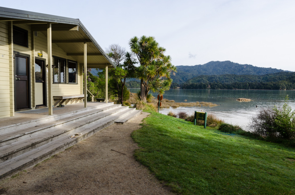 High tide, Awaroa Hut, Abel Tasman Coast Track