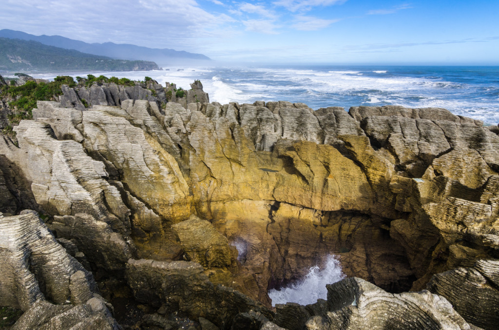 Pancake Rocks at Punakaiki, New Zealand