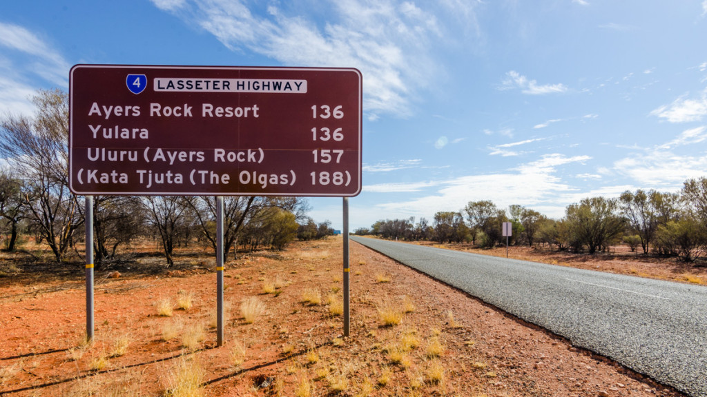 Lasseter Highway to Uluru