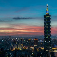 Taipei 101 from Elephant Mountain