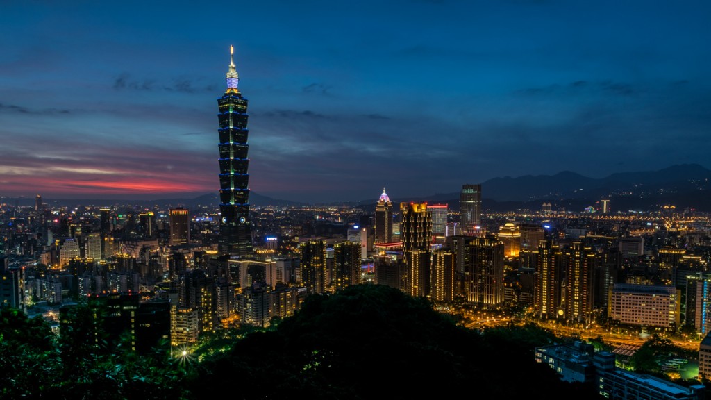 Taipei 101 from Elephant Mountain