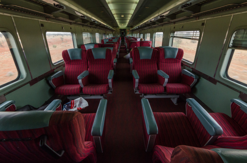Red Class on The Ghan