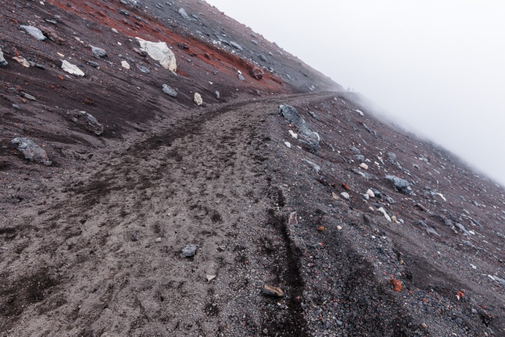 Descending the Yoshida Trail, Mount Fuji