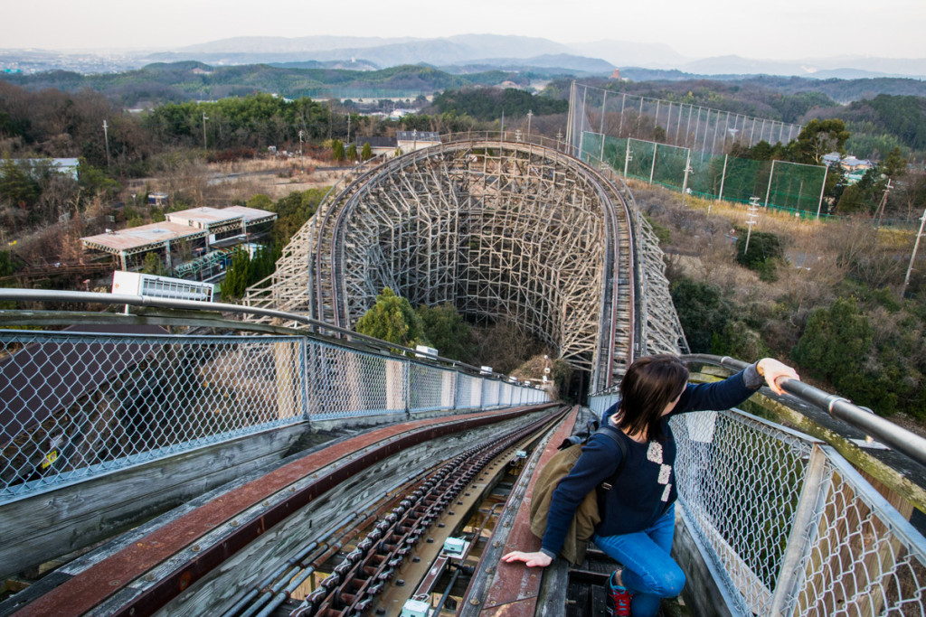Aska wooden roller coaster, Nara Dreamland