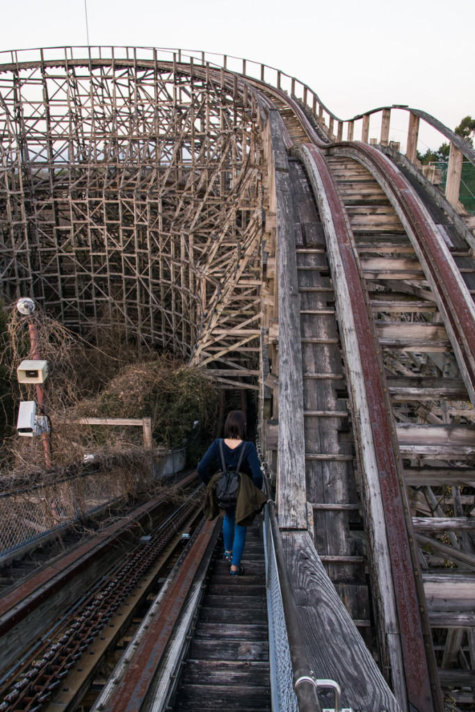 Aska wooden roller coaster, Nara Dreamland