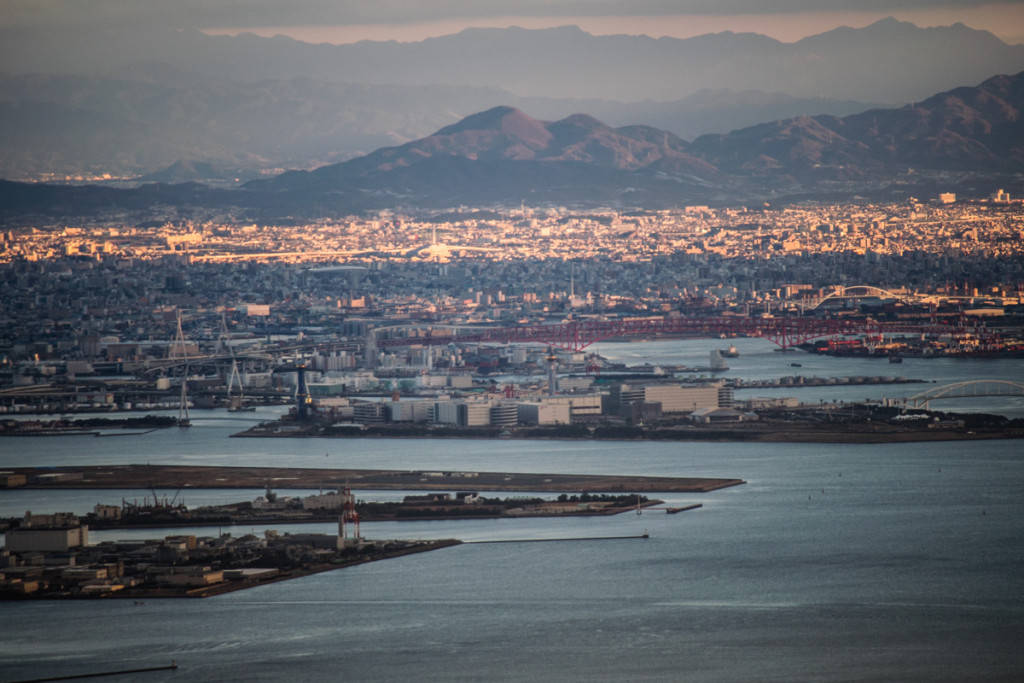 Osaka from Mount Rokko