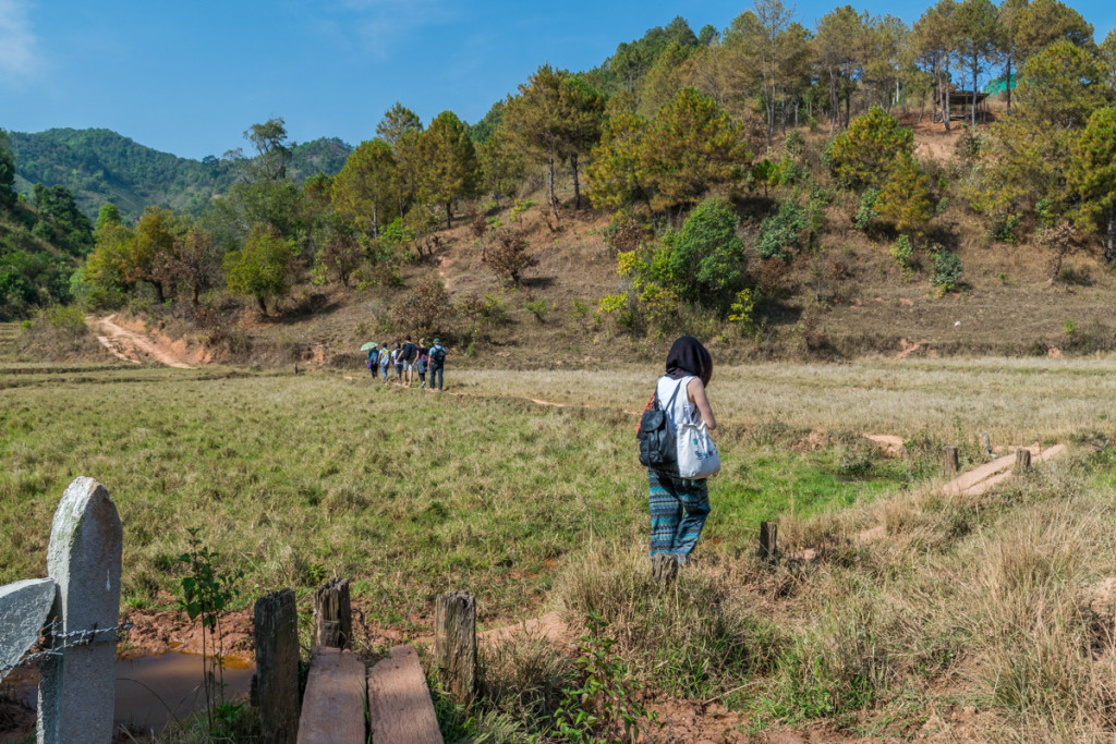 Hike from Kalaw to Inle Lake, Myanmar