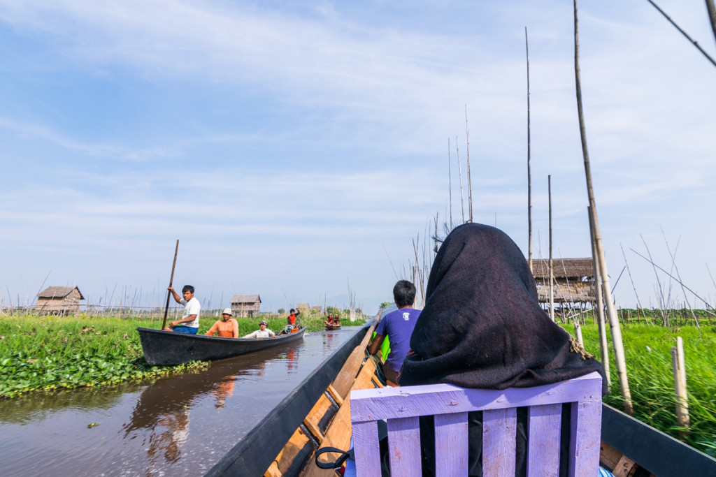 Floating gardens, Inle Lake