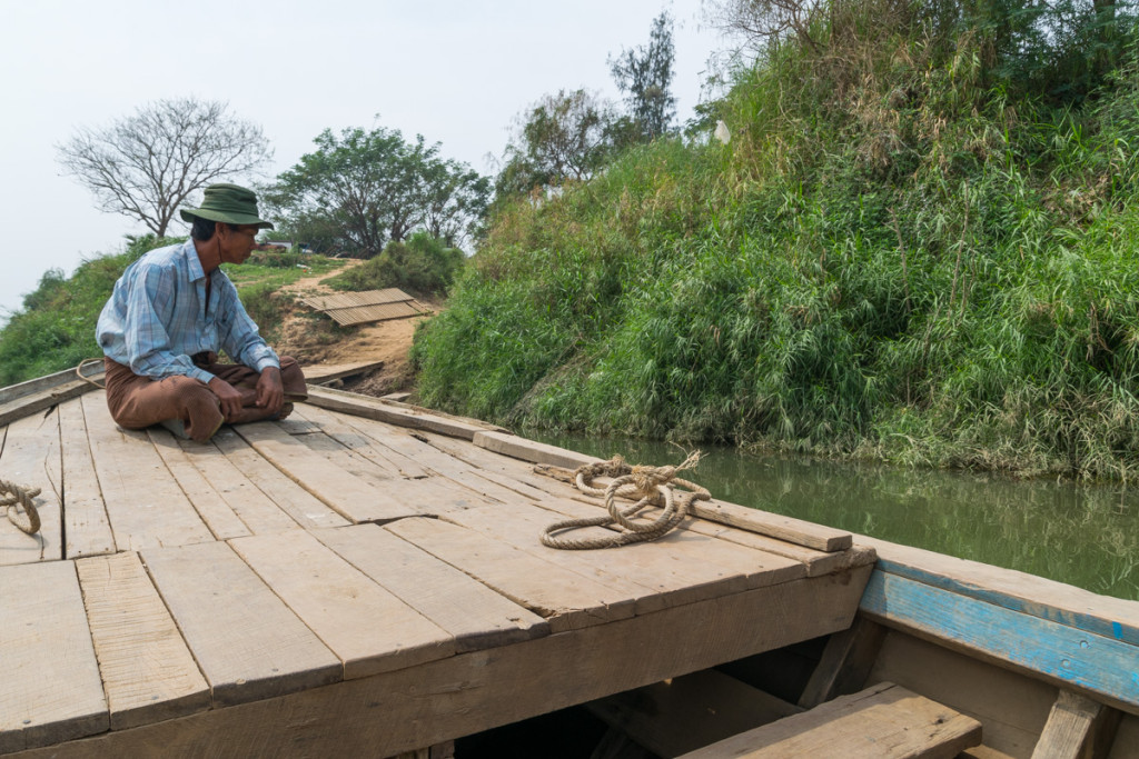 Boat ride to Inwa (Ava), Myanmar