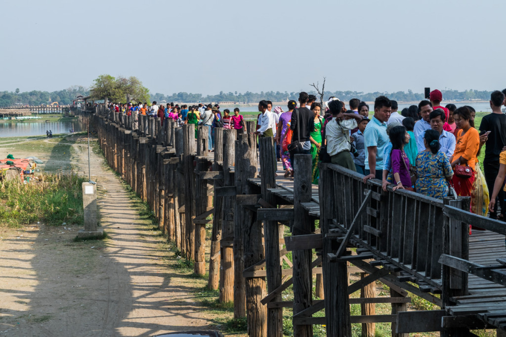 U Bein bridge, Amarapura