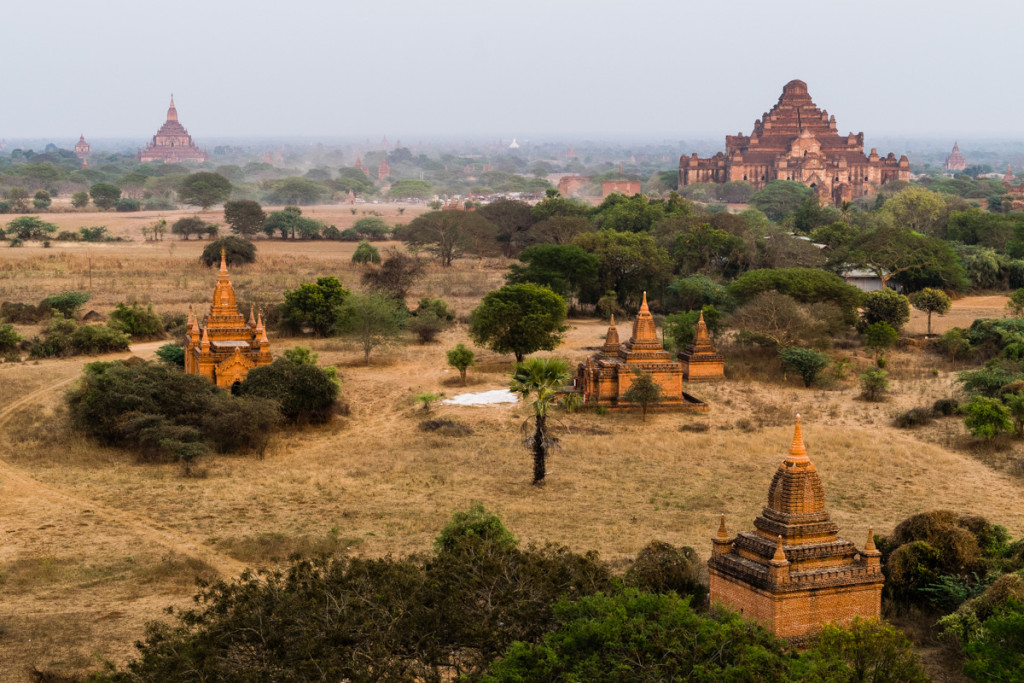 Views from Shwesandaw Pagoda, Myanmar