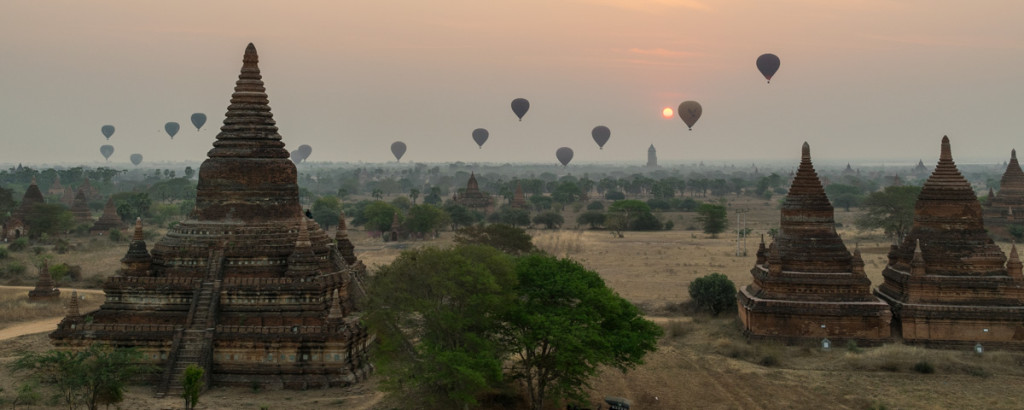 Sunrise in Bagan, Myanmar