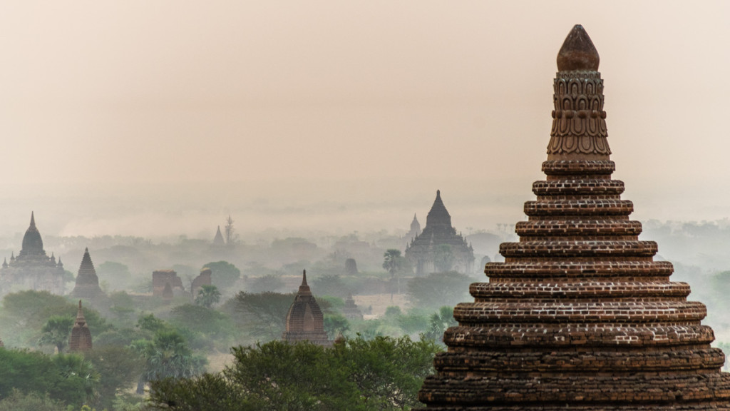 Sunrise in Bagan, Myanmar