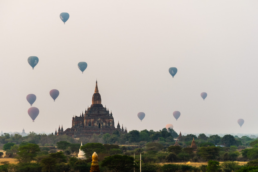 Sunrise in Bagan, Myanmar