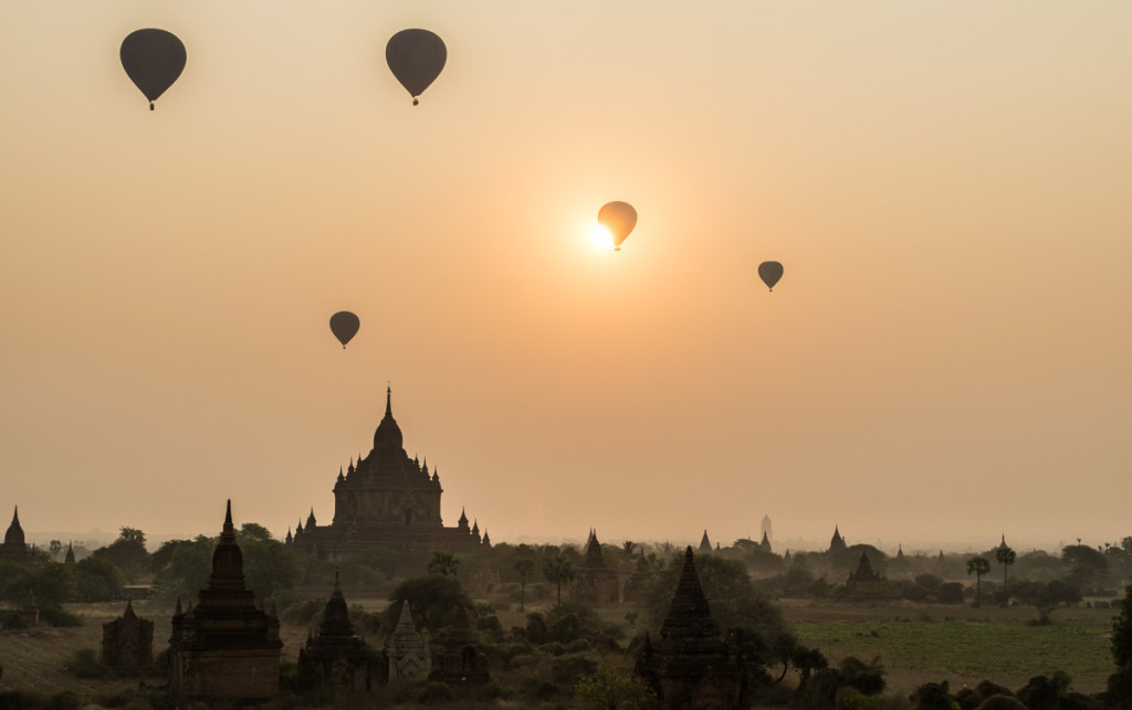 Sunrise in Bagan, Myanmar