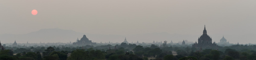 Sunset in Bagan, Myanmar