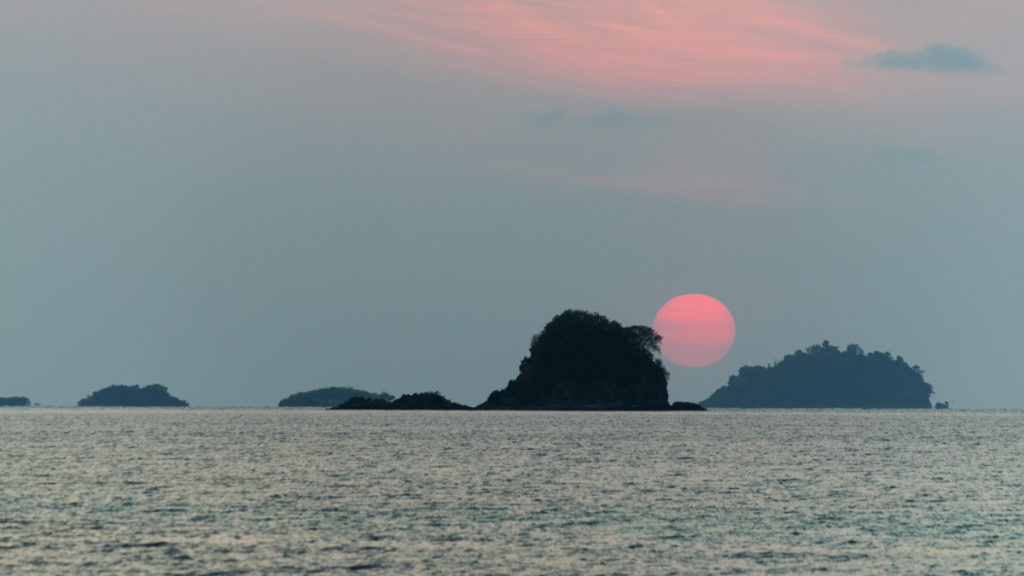 Sunset from Koh Mak, Thailand