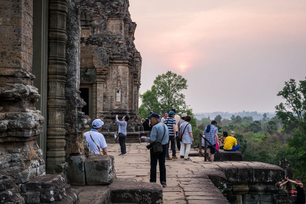 Sunset at Pre Rup temple