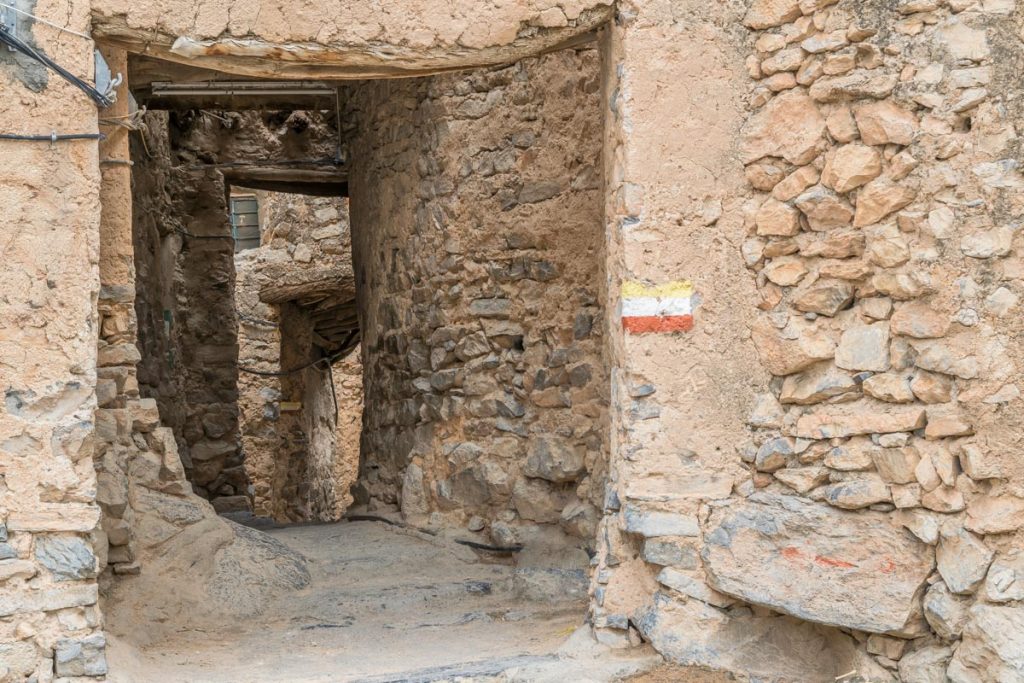 Entrance to Misfat Al Abryeen, Oman