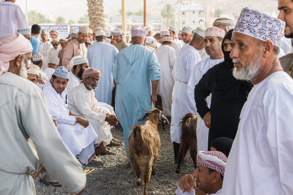 Goat Market in Nizwa, Oman