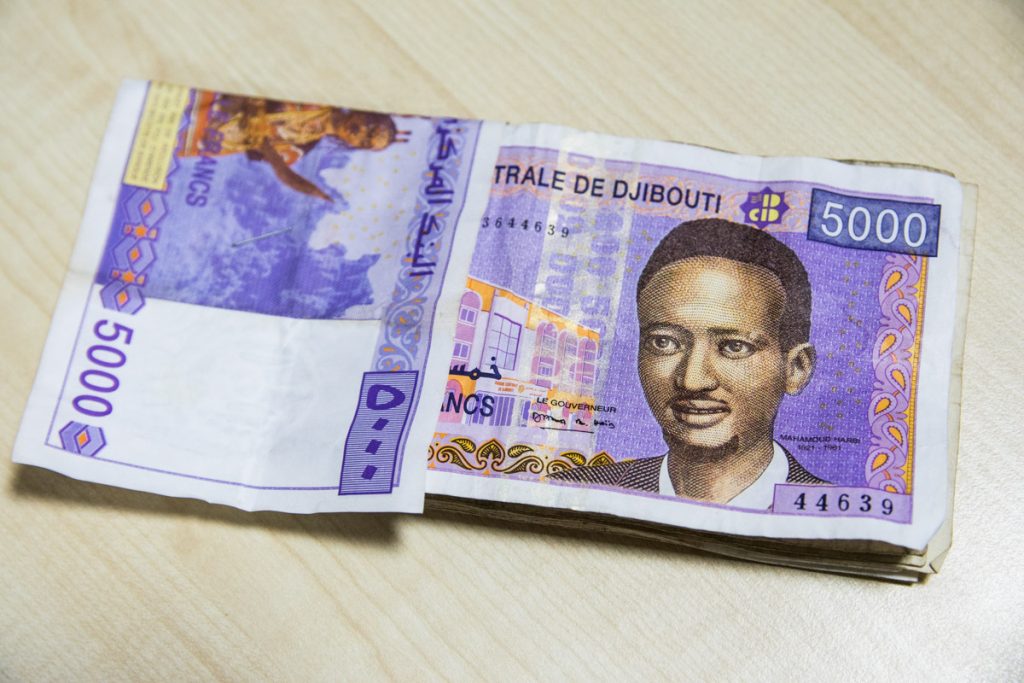 The franc, currency of Djibouti