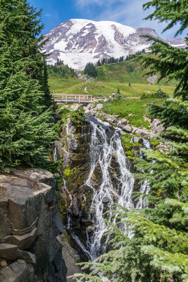 Myrtle Falls. Mount Rainier National Park