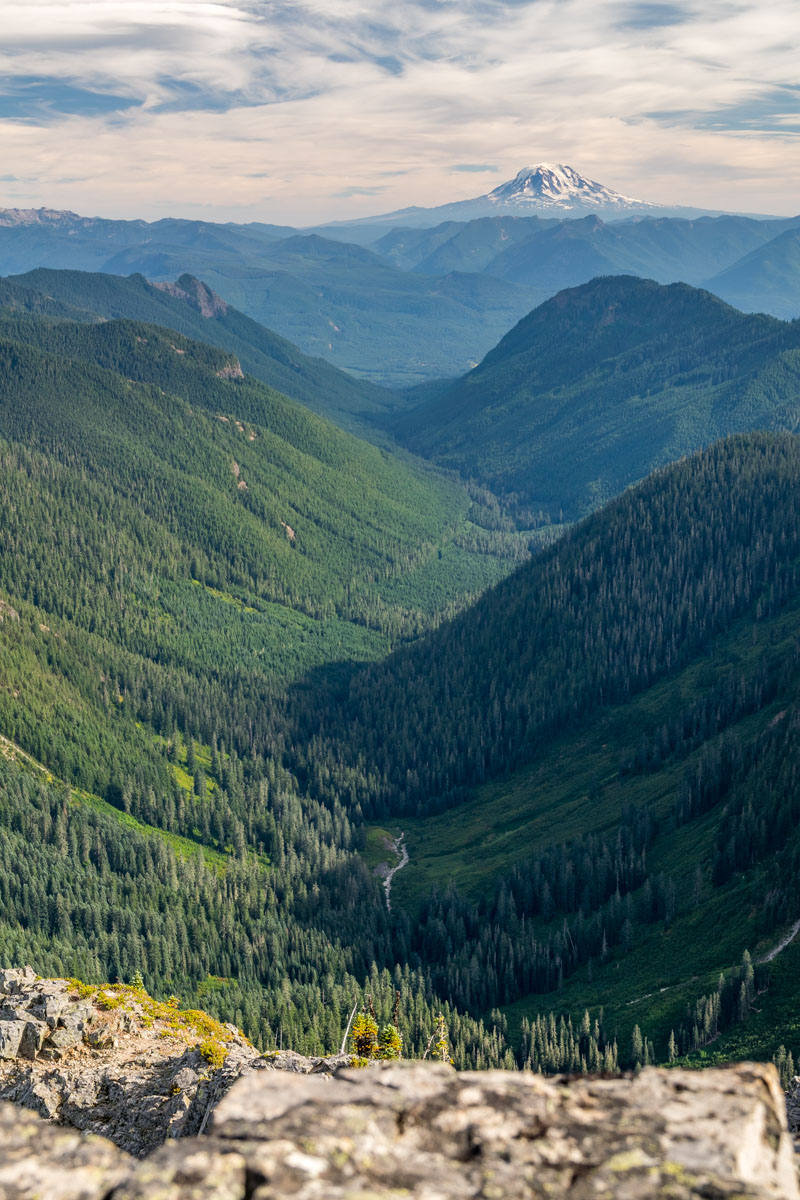 Views from Plummer Peak, Mount Rainier National Park
